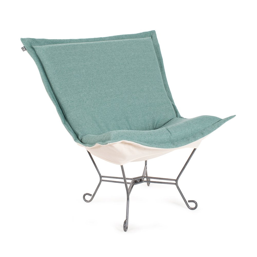 Puff Ottoman Cushion Sterling Breeze -Cushion and Cover Only