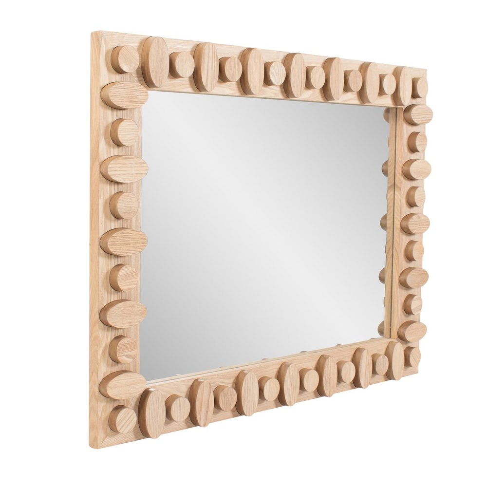 Robin Baron Winfield Wooden Rectangular Vanity Mirror