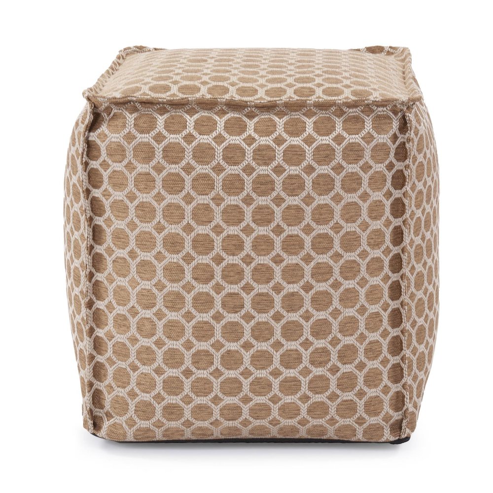 Square Pouf Pyth Gold