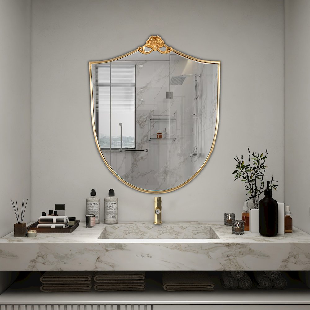 Longhurst Estate Shield Mirror