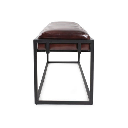 Brisbane Leather Bench