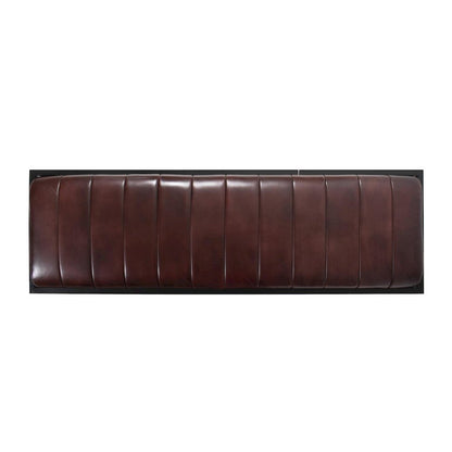 Brisbane Leather Bench