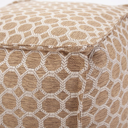 Square Pouf Pyth Gold