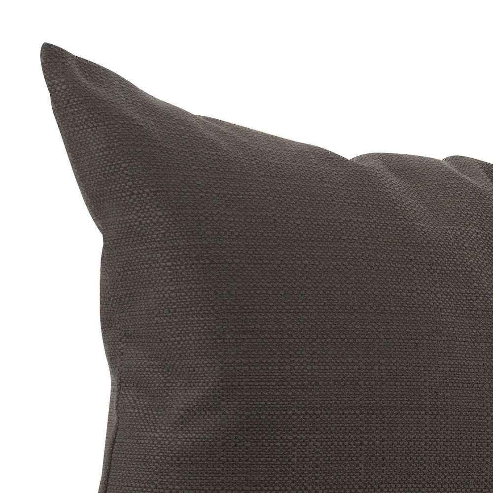 Pillow  14 x 22 Sterling Charcoal - Down Insert