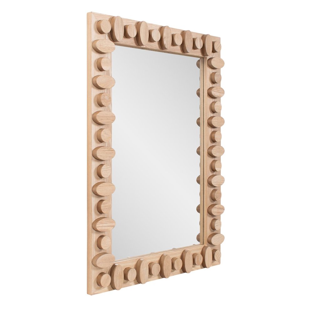 Robin Baron Winfield Wooden Rectangular Vanity Mirror
