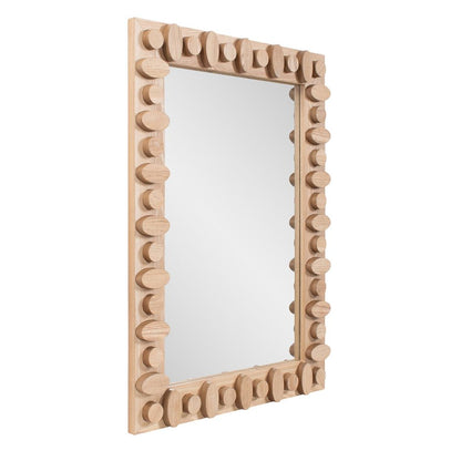 Robin Baron Winfield Wooden Rectangular Vanity Mirror