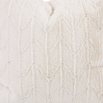 Tall Pouf Angora Natural