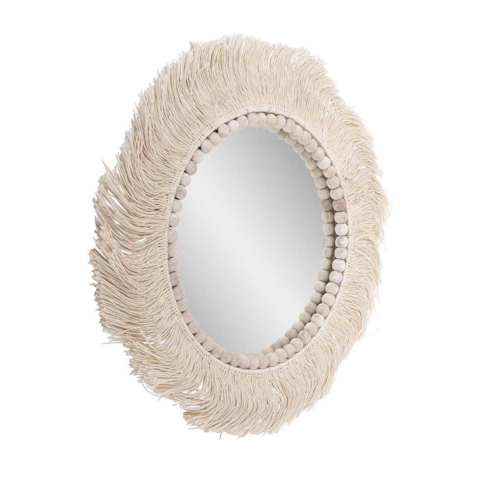 Fringe Round Mirror