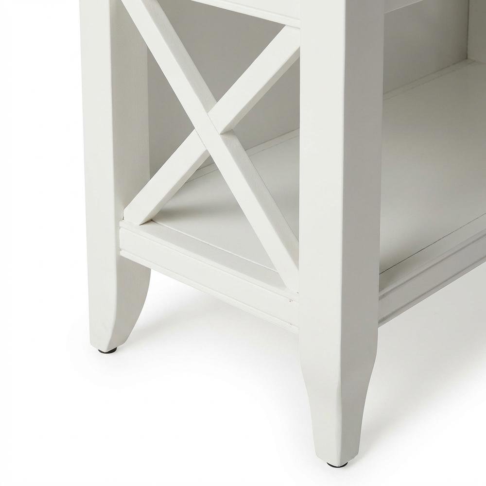 Low Bookcase with Storage, Transitional Wood Shelving Unit for Living Room