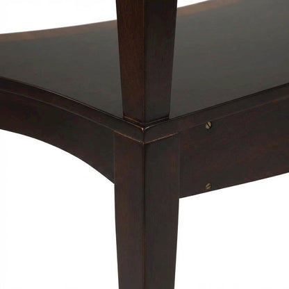 Demilune Console Table, Traditional Sofa Table for Entryway or Hallway