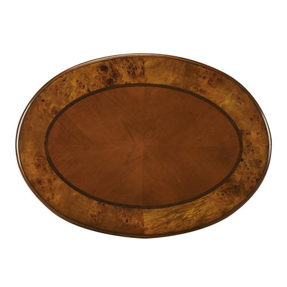 Company Whitley Oval Side Table, Medium Brown