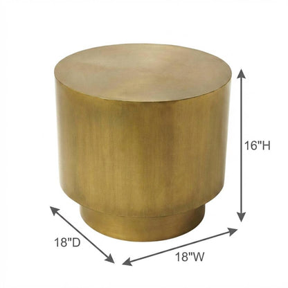 Round Bunching Side Table, Modern Contemporary Accent Table for Living Room