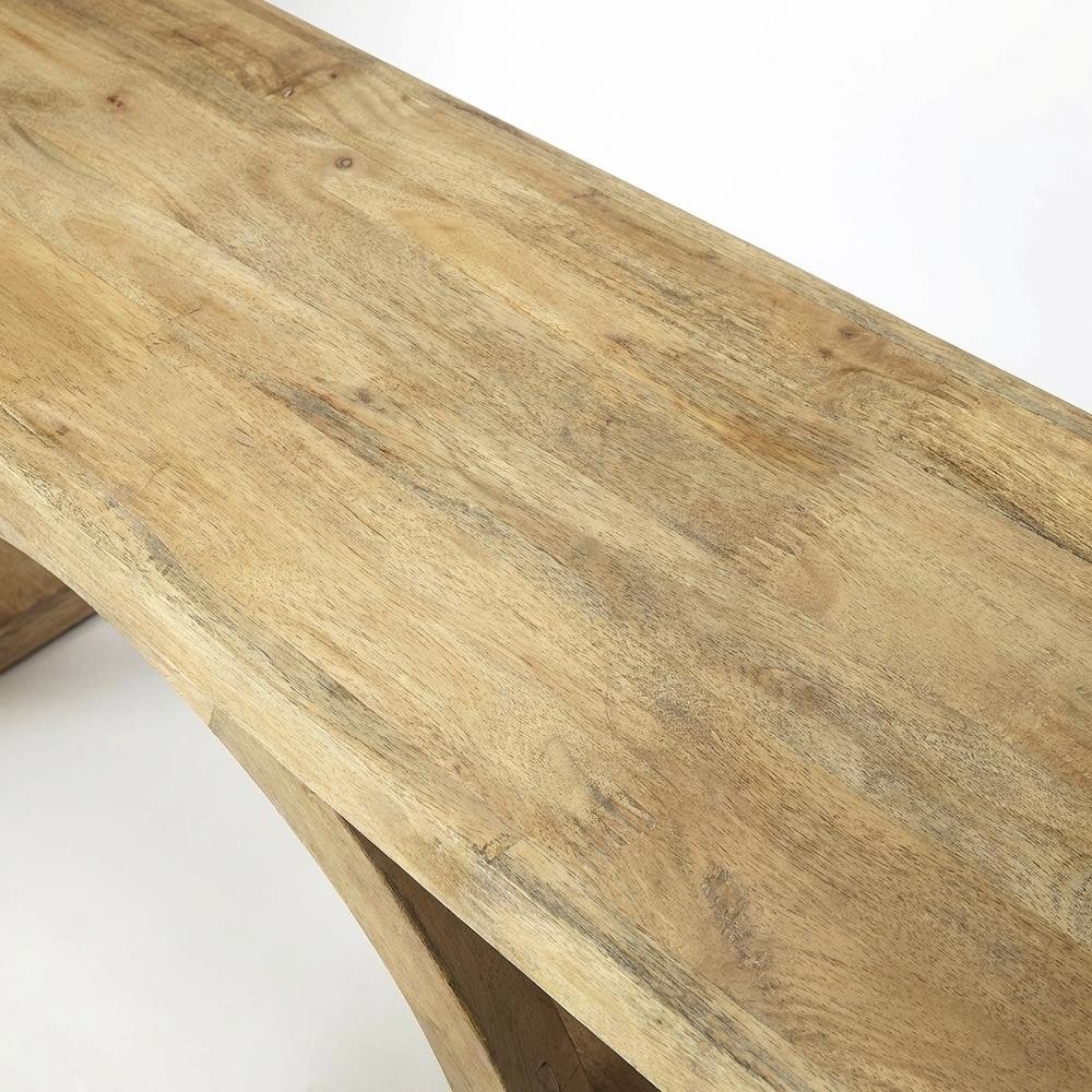 Three-Tiered Rustic Console Table, Modern Wood Accent Entryway Sofa Table