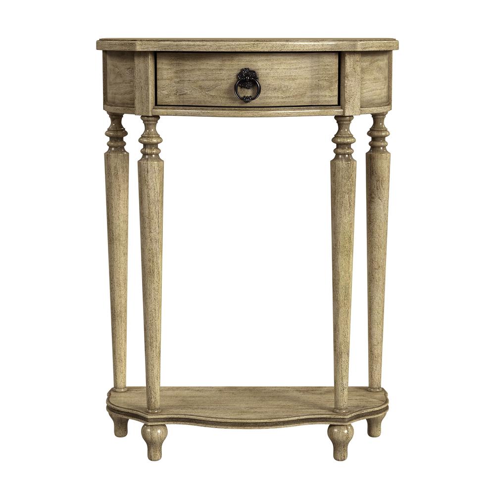Antique Beige Console Table with Storage, Belen Kox