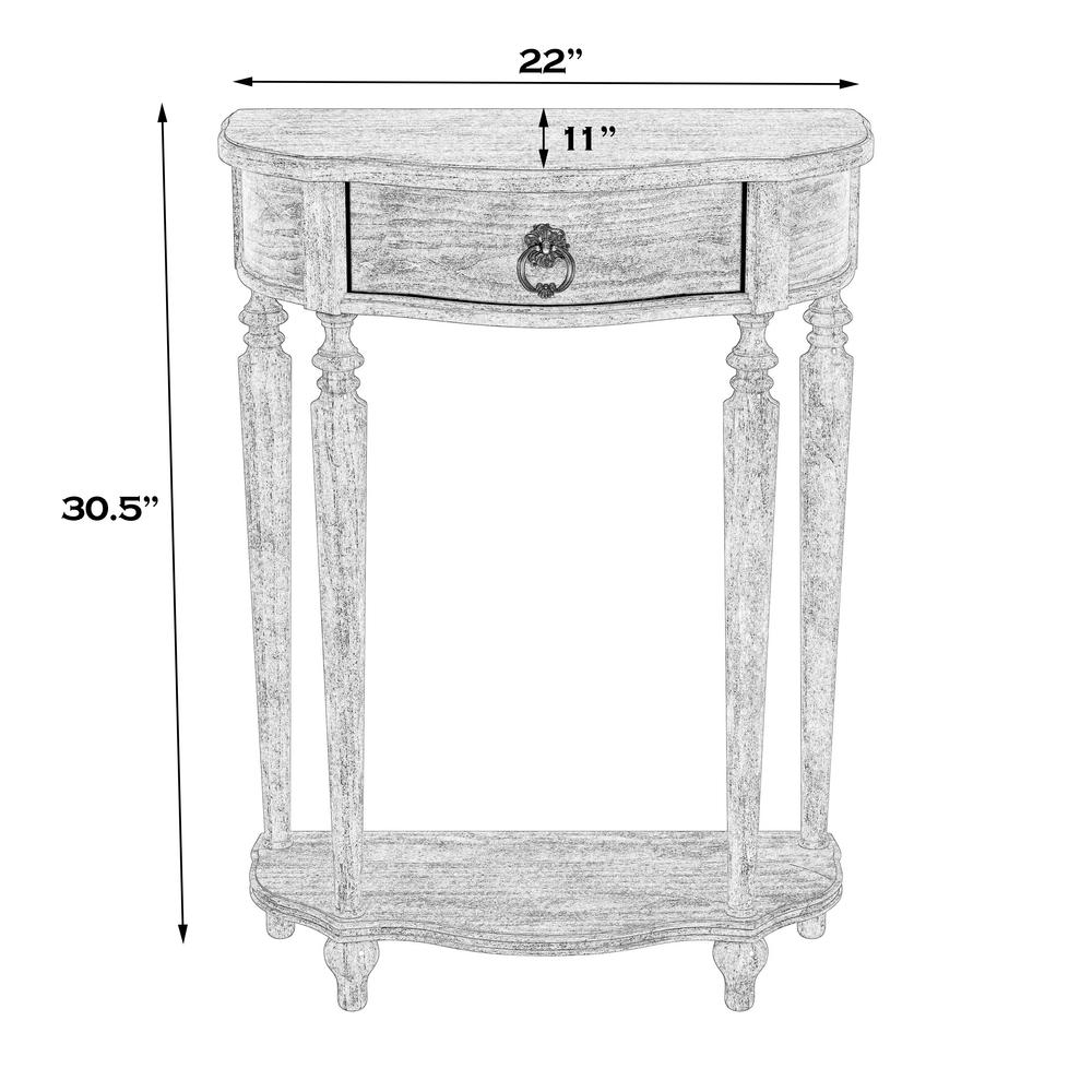 Antique Beige Console Table with Storage, Belen Kox