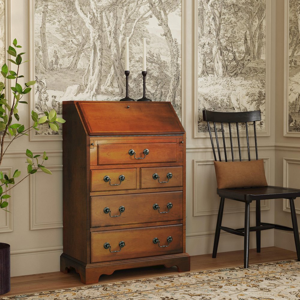 Danforth Secretary, Medium Brown