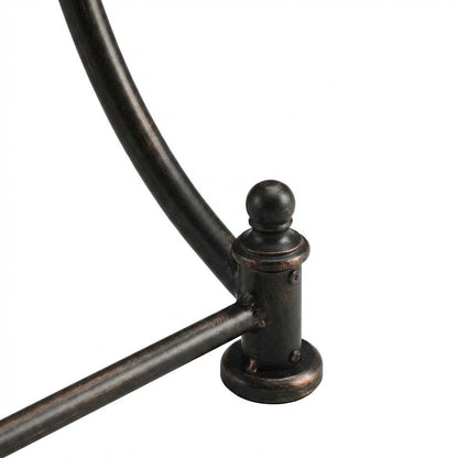 Metal Nesting Tables Set of 2, Transitional Side Table for Living Room