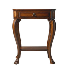 Traditional Console Table with Drawer for Entryway, Accent Sofa Table, Olive Ash