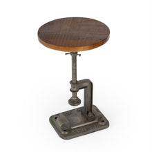 Adjustable Multicolor Pedestal Side Table for Drinks and Cocktails