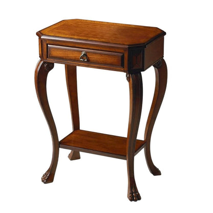 Traditional Console Table with Drawer for Entryway, Accent Sofa Table, Olive Ash