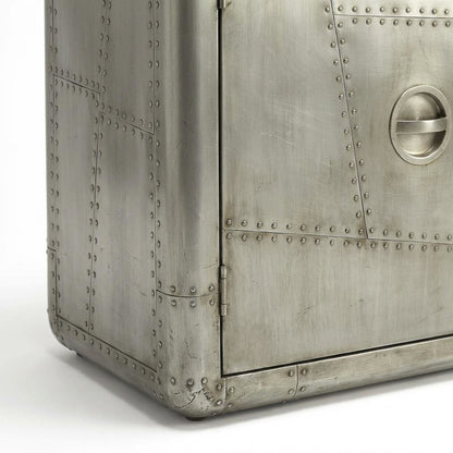 Industrial Console Cabinet with 3 Drawers, Entryway Accent Table for Living Room