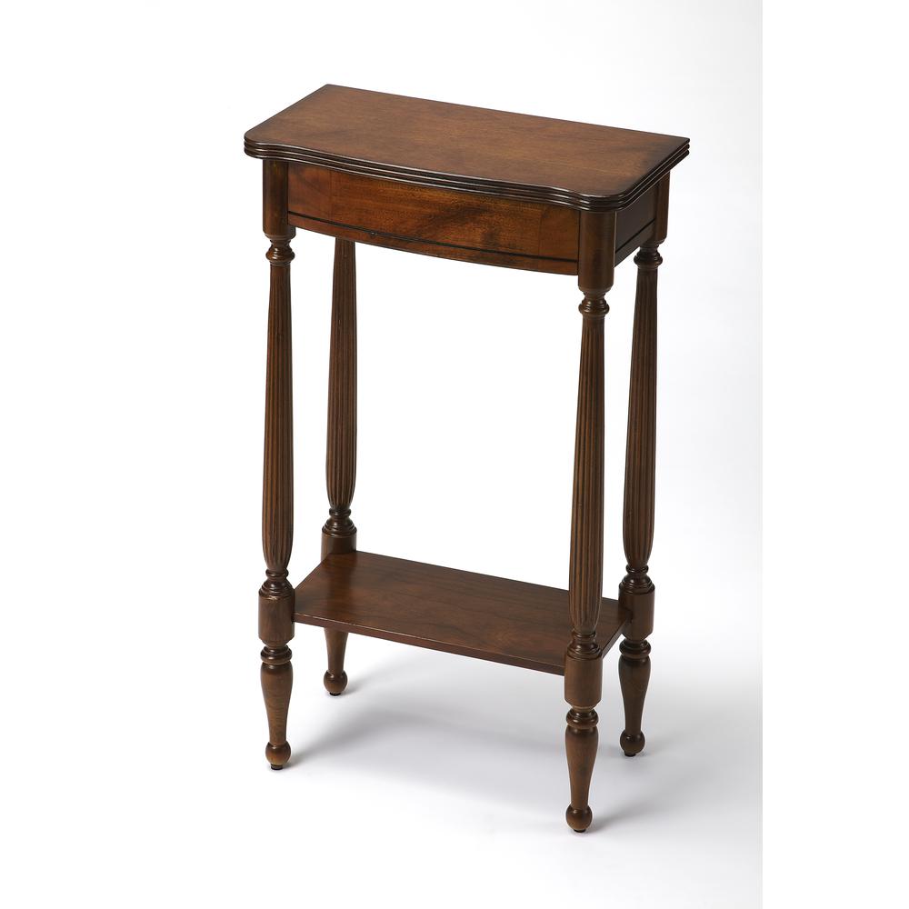 Whitney Console Table, Medium Brown