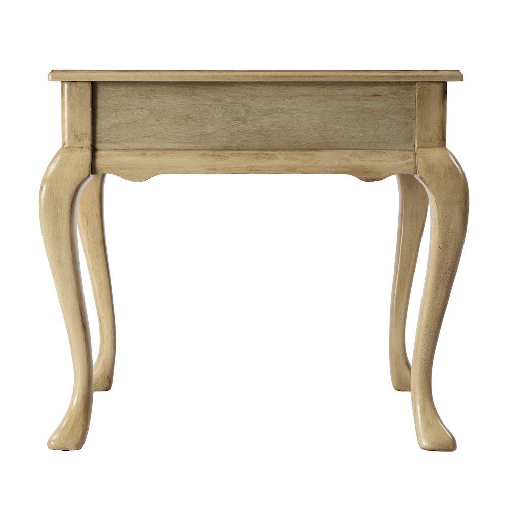 Grace 1-Drawer End Table, Beige