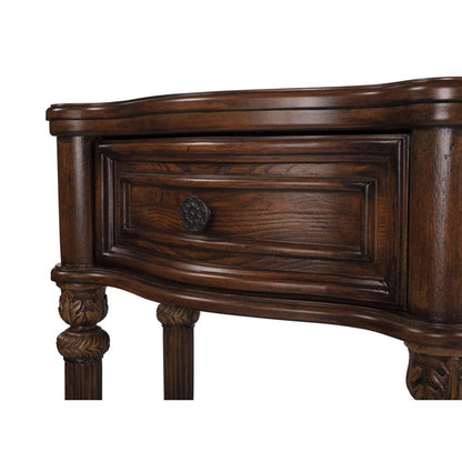 Peyton Console Table, Medium Brown