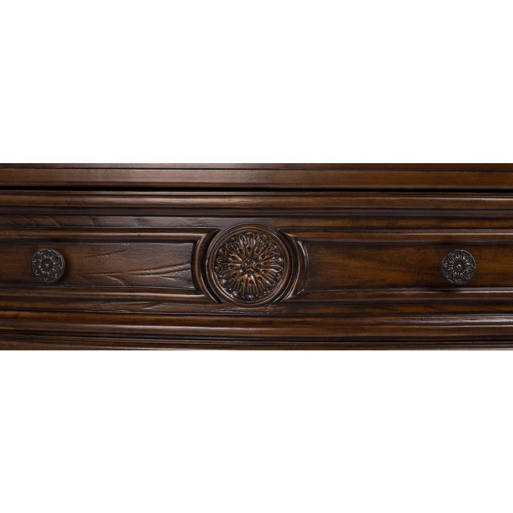 Peyton Console Table, Medium Brown