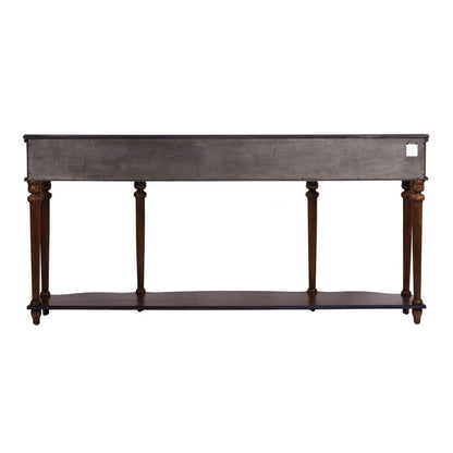 Peyton Console Table, Medium Brown