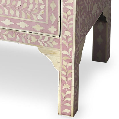 Pink Bone Accent Chest, Belen Kox