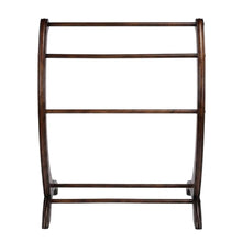 Wooden Blanket Stand, Transitional Quilt Rack for Bedroom and Living Room