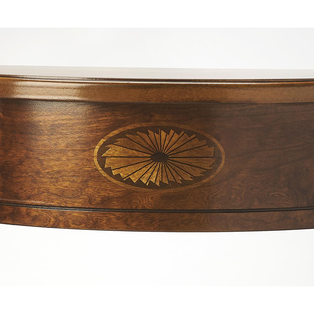 Olive Ash Burl Console Table, Belen Kox