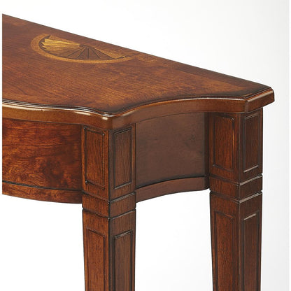 Olive Ash Burl Console Table, Belen Kox