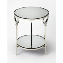 Metal & Mirror End Table, Belen Kox