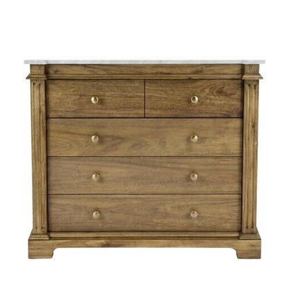 42 Inch Bathroom Vanity with Top – Light Brown Vanity Cabinet Design