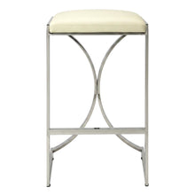 Pedestal Counter Stool with Footrest, Modern Contemporary Dining Room Chair
