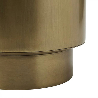 Round Bunching Side Table, Modern Contemporary Accent Table for Living Room