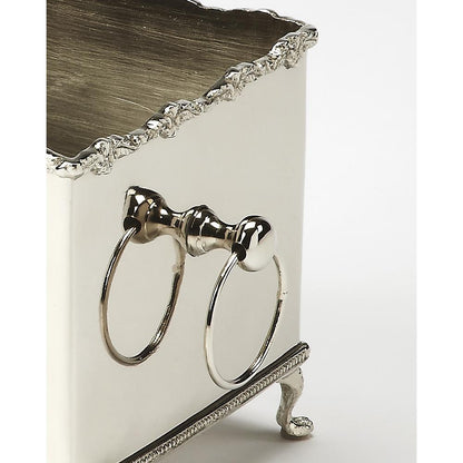 Traditional Silver Etched Planter, Belen Kox