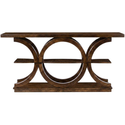 Rustic Console Table with Distressed Finish, Modern Entryway Sofa Table