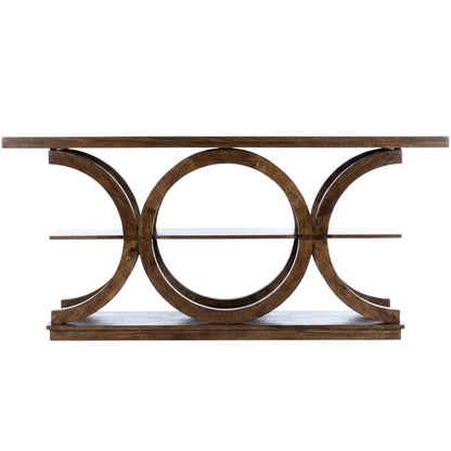 Rustic Console Table with Distressed Finish, Modern Entryway Sofa Table
