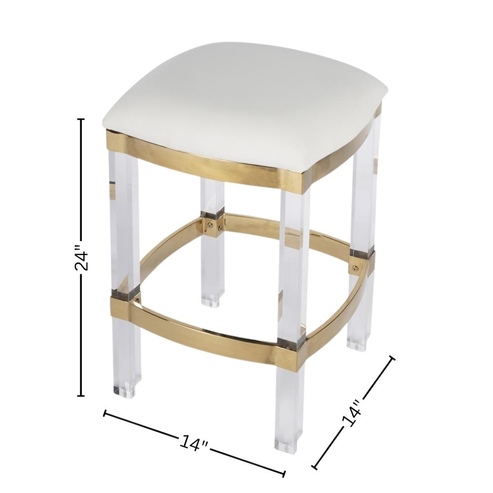 Clear Chair Acrylic Stool White Acrylic Furniture Acrylic Chair Stool