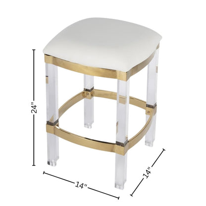 Clear Chair Acrylic Stool White Acrylic Furniture Acrylic Chair Stool