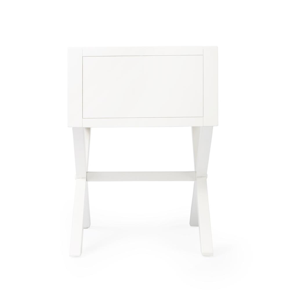 Lark End Table, White