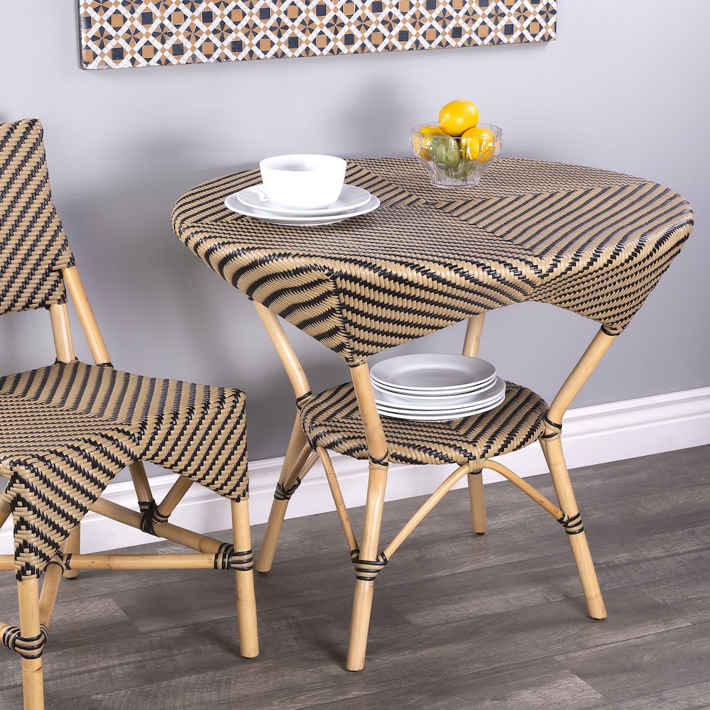 Ciel  Rattan Dining Table, Tan/Beige