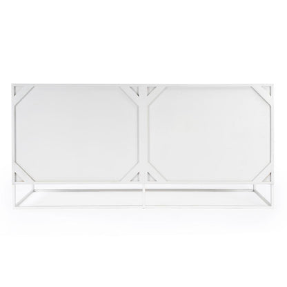 Modern Mid-Century Wooden Sideboard, White, Belen Kox