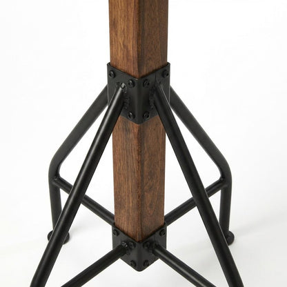 Industrial Floor Stand Coat Rack, Rustic Coat Tree for Entryway Hallway