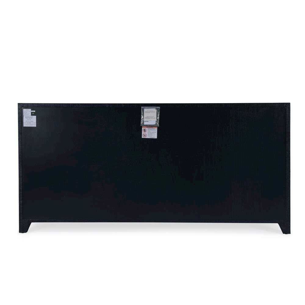 Navy Buffet Cabinet with Storage – Sideboard Buffet Cabinet for Entryway