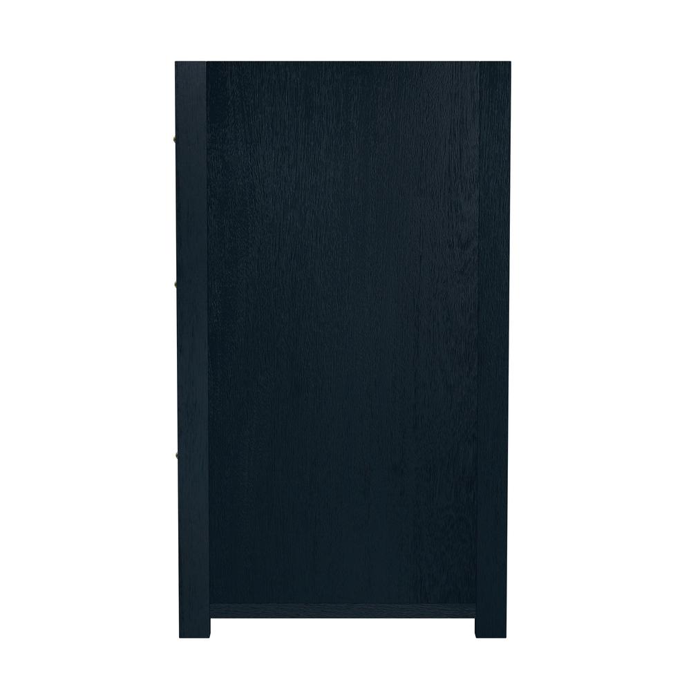 Lark  3 Drawer Nightstand, Navy Blue