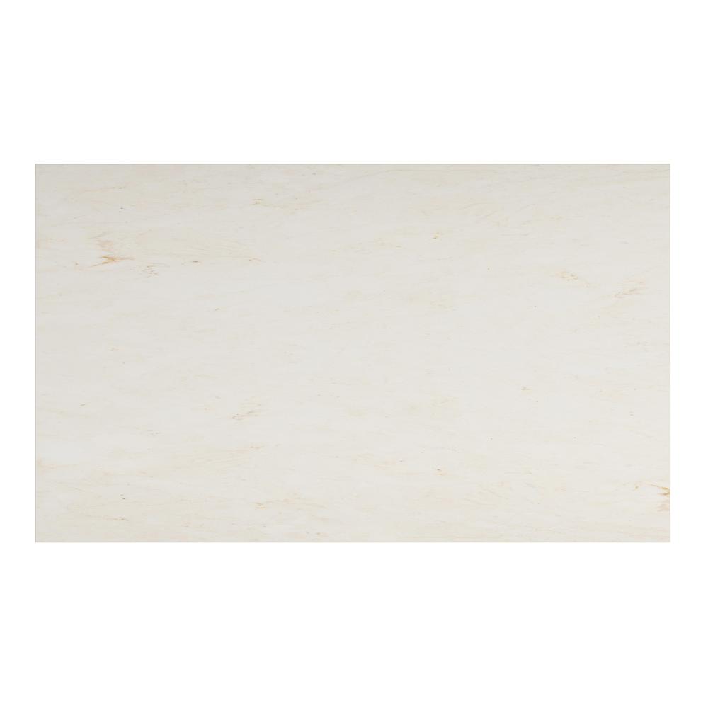 Danielle Rectangular Marble Dining Table, Tan/Beige